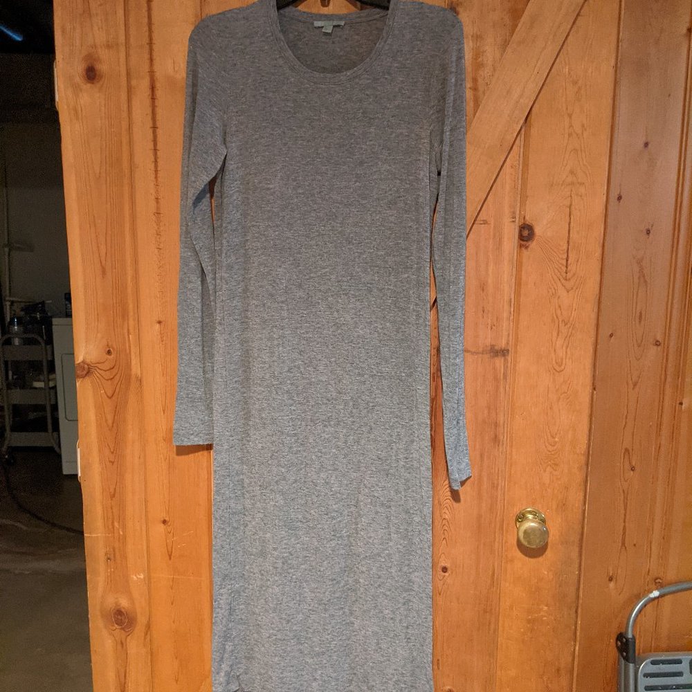 long grey dress